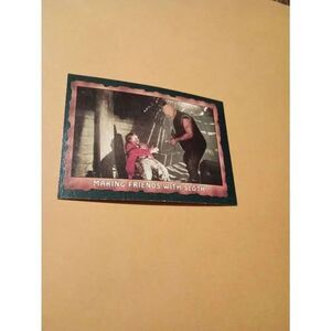 Vintage 1985 Warner Bros Topps Gum Goonies Trading Card #31 Making Friends Sloth